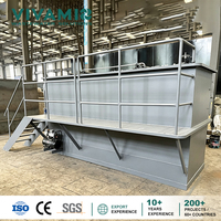 Système DAF (Flotation par Air Dissous) avec pompe et moteur PLC pour le traitement des eaux usées laitières, productivité de 1 à 300 m³/h