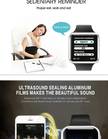 Reloj Inteligente en Oferta, Pantalla a Color de 1.75 Pulgadas, Cámara con Tarjeta SD, Teléfono con Bluetooth, Reloj Inteligente A1 con Tarjeta SIM para Teléfonos Android e iOS