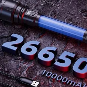 Linterna LED Multifuncional de Aleación de Aluminio para Exteriores, Patrullaje, Senderismo, Camping, Recargable por USB, 10000 mAh, Resistente al Agua IP65, Más de 1000 Lúmenes - Product Image 6