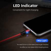 360 câble de charge magnétique rotatif USB vers cordon tressé en nylon de type C 3.3ft 6.6ft pour Smartphone Android
