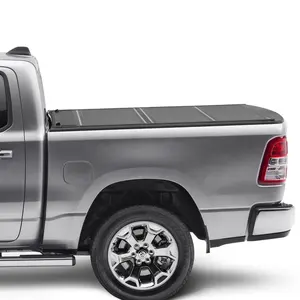 KSCPRO bajo Pro cama del camión cubierta dura Tri Fold cubierta Tonneau para Dodge Ram 1500 09-19 5.7FT cama
