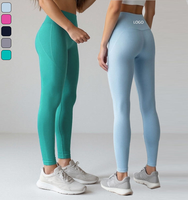 Leggings de Compression pour femmes Yoga Gym Sportswear Outfit Yoga Pantalones Colores Pasteles Tight Yoga Pants Tall Yoga Scrub Pant