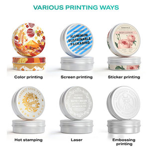 0.5Oz 1Oz 2Oz 15Ml 30Ml 60Ml 80Ml 180Ml Vòng Matte Vàng Kim Loại Tin Có Thể Mỹ Phẩm Bao Bì Nhôm Jar - Product Image 6