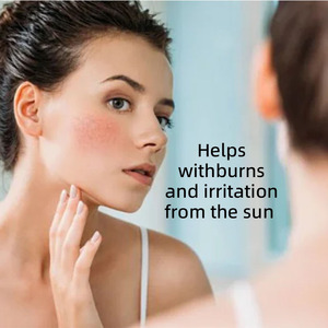 Gel d'<span class=keywords><strong>aloe</strong></span> <span class=keywords><strong>vera</strong></span> biologique non parfumé 100% naturel sans conservateurs artificiels hydratant apaisant soulagement pour les coups de soleil et l'<span class=keywords><strong>eczéma</strong></span> - Product Image 4