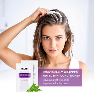 Nouveau lancement de shampooing de soin des cheveux pour les hôtels Mini shampooing d'<span class=keywords><strong>hôtel</strong></span> Sachet d'après-shampooing pour mini shampooing et après-shampooing pour les hôtels - Product Image 3