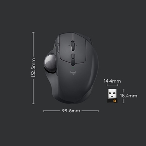 Logitech MX Ergo 440dpi thống nhất hai chế độ không dây trackball chuột quang - Product Image 5