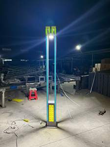 Lampadaire de jardin extérieur haut de gamme, IP65, étanche, en aluminium, 3 m, éclairage paysager LED avec capteur de lumière et variateur d'intensité, AC 85-265V - Product Image 4