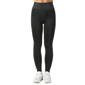 Mallas de Yoga de cintura alta personalizadas 2021 con control de barriga, pantalones de entrenamiento cómodos de 5 colores con nuevo diseño para el estilo - Product Image 2