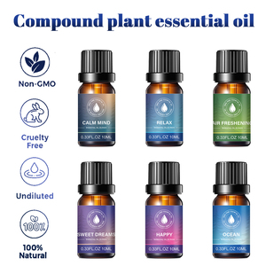 6pack naturale miscela aromaterapia Set di olio <span class=keywords><strong>essenziale</strong></span> per la cura della pelle del corpo rilassante calmante per la mente oli per deodoranti per ambienti - Product Image 5