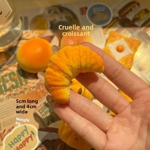 Jouet en plastique personnalisable, super grand, à rebond lent, anti-<span class=keywords><strong>stress</strong></span>, pour la décompression, en forme de Big Mac, pain, pomme de terre, à pincer, sonore - Product Image 6