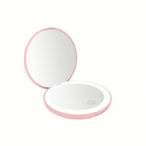 Espejo de Maquillaje Portátil con Aumento 3X, Mini LED de 1 Lado, con Cable de Carga USB para Viajes, Regalos Promocionales - Product Image 4
