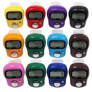 เครื่องนับแบบดิจิตอลสำหรับนิ้วหัวแม่มือ พร้อมจอ LCD สำหรับนับเวลา นับจำนวน ใช้สำหรับสวดมนต์ ถักนิตติ้ง - Product Image 2