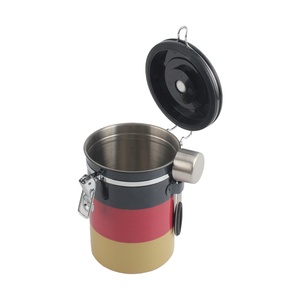 <b>Coffee</b> Storage Jar 1.8L Airtight Stainless Steel Kitchen Food Storage Container <b>Coffee</b> <b>Canister</b> with Spoon - Product Image 5