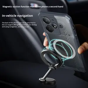 Para <span class=keywords><strong>Realme</strong></span> Neo7 Turbo Graphene Cooling Funda para teléfono móvil para <span class=keywords><strong>Realme</strong></span> Neo 7 GT 7 Pro Funda protectora anticaída de lujo - Product Image 6