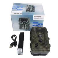 SuntekCam Piège Photo Extérieur Étanche pour la Chasse avec Alimentation Solaire 24MP 1080P Caméra à Détection de Mouvement HC-801A