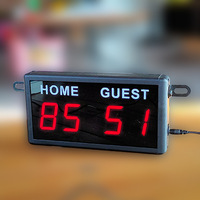Compteur de score à écran LED de 2.3 pouces du meilleur fabricant pour les compétitions de billard, de basket-ball et de badminton