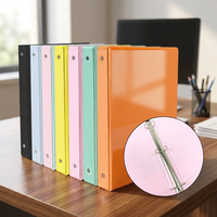 Carpeta de Anillas Metálica A4 con Páginas Internas Desmontables, Cubierta Personalizada Impresa, para Almacenamiento de Documentos de Oficina