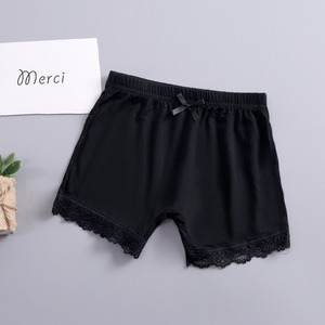 RTS Girls Underwear <span class=keywords><strong>mutandine</strong></span> Soft Baby Girls' Lace Trim Shorts Kid Girl Bottom elastico in vita pronto per la spedizione - Product Image 4