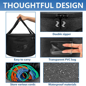 Échantillon Gratuit : Étui de Transport Portable pour Caisse Claire en Tissu Oxford Durable, Rembourré de 5 Pouces, Étanche, avec Sac à Dos Intégré - Product Image 6