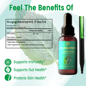 Suplemento Dietético de Clorofila Líquida con Sabor a Menta, Vegano, Orgánico, Natural, Sin Azúcar, Haccp, OEM, ODM - Product Image 4