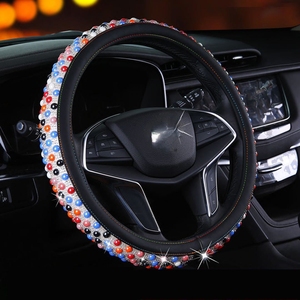 Housse de volant de voiture en cuir microfibre de haute qualité design agréable - Product Image 5