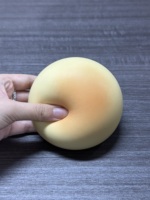 Jouet Squishy à texture réaliste et à remontée lente, mini pain rond à presser pour soulager le stress