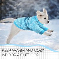 Pull en tricot à imprimé cœur pour animaux de compagnie, doux et confortable, pour petits chiens et chats, idéal pour les fêtes et les câlins quotidiens