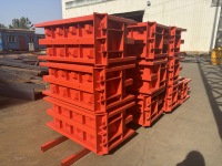 Laihe Coffrage en acier robuste pour blocs de béton préfabriqués emboîtables - Modèle 1000x500x500 Personnalisable
