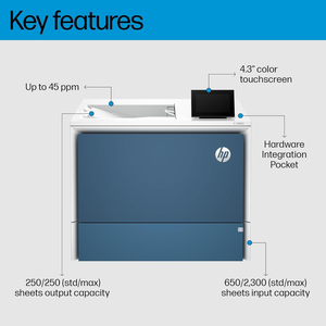 Imprimante laser couleur HP 5700dn Enterprise avec Ethernet, USB, Wi-Fi, résolution 1200 dpi - Product Image 6
