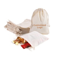Bolsa Ecológica Personalizada al por Mayor con Cordón de Cuerda de Algodón Natural, Embalaje Reciclable para Zapatos, Compras, Color y Logotipo Personalizados