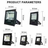 Impermeable Ip65 Premium 100W 200W 300W 400W 500W 1000W Alto Lumen Pista de tenis al aire libre Estadio deportivo Luz de inundación LED