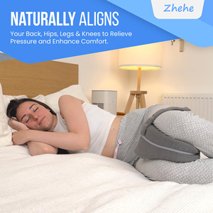 Grosir bantal kaki lutut busa memori berbentuk hati cinta bantal pelurusan kaki kustom bantal penopang kaki ergonomis pereda nyeri - Product Image 2