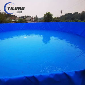 Hệ thống tuần hoàn thương mại thép mạ kẽm tròn biofloc ao cá bể nước trang trại cá - Product Image 2
