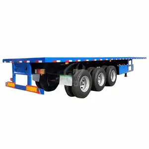 Semi-remorque plate-forme neuve et d'occasion remorque porte-conteneur à plate-forme remorques de camion