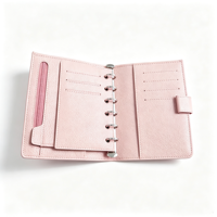 Planificador de Presupuesto A5 A6 A7 con Anillas y Diseño de Lazo, el Más Vendido, Personalizado de Fábrica, con Paquete de Regalo, Cartera Planificadora de Presupuesto