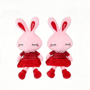 Peluche de conejo personalizado para la hora de dormir, regalo de conejo para el Día de San Valentín, peluche de conejo para niñas, peluche de conejo para decoración de cuarto infantil - Product Image 3