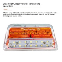 Feux latéraux LED haute qualité 24V pour camions lourds et remorques, feux de recul, feux de gabarit, feux de largeur ultra-lumineux au sol