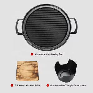 Nuovo DEsign 2025 all'aperto Mini stufa ad alcool singola persona griglia per la casa con piastra <span class=keywords><strong>a</strong></span> <span class=keywords><strong>carbone</strong></span> - Product Image 4