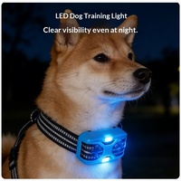 300m Fernbedienungs-Hundetrainingshalsband mit LED-Anzeige, IP67 Wasserdicht, >20 Stunden Akkulaufzeit, Bellkontrolle, Ton/Vibration/Nachtlicht