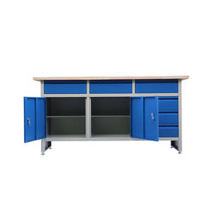 Moderner Werkbank mit Schublade, zerlegbare Struktur, Schrank mit Schlüsselschloss, hochwertige Werkzeugbank - Product Image 5