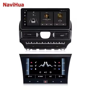 NaviHua 12.3'' Android Car Radio+9.66'' AC Screen Multimedia Carplay for Chrysler 300C 2011-2023 GPS Navigation Unit - Product Image 1