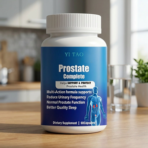Suplemento Multiacción para la Próstata - Ayuda a Reducir la Frecuencia Urinaria, Apoya la Función Prostática y Mejora la Calidad del Sueño, 60 Cápsulas - Product Image 1