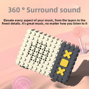Nouveau modèle <span class=keywords><strong>de</strong></span> haut-parleur modulaire, mini système audio portable, volume élevé compatible avec les jouets Lego, cadeau <span class=keywords><strong>de</strong></span> compagnie pour enfants. - Product Image 3