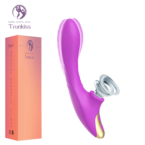 Produk seks wanita dewasa Vibrator penghisap berkualitas tinggi 9 efek semprot getaran mode silikon dan bahan ABS Vibrator - Product Image 1