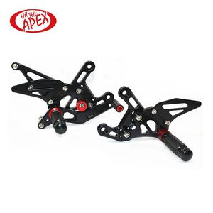 Haute qualité CNC en alliage d'aluminium moto arrière ensemble ensembles arrière repose-pieds pour YAMAHA R1 2009 <span class=keywords><strong>2010</strong></span> 2011 2012 2013 2014 - Product Image 4