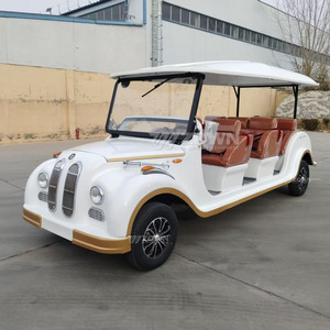 Classic Vintage Car Factory <b>8</b> Seat Antique Electric Classic Vintage Car for Hotel Sightseeing Car - Product Image 3