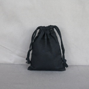 Sac en coton à cordon personnalisé avec logo imprimé pour le stockage de haricots, de riz, de bijoux et l'emballage de cadeaux - Matériel artisanal recyclable - Product Image 5