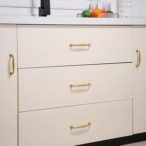 Premium Adjustable Solid Brass Cabinet Handles 96mm Furniture Door Wardrobe Drawer and Kitchen Bedroom <b>Dresser</b> Wardrobe Handles - Product Image 6