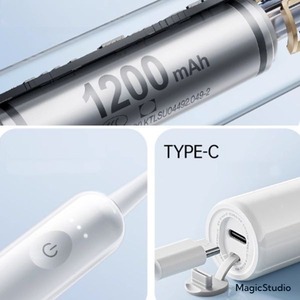 แปรงสีฟันโซนิคสั่นสะเทือน Ursmile H11 60 จังหวะการสั่น ทำความสะอาดได้อย่างมีประสิทธิภาพสูง ฆ่าเชื้อโรคได้อย่างมีประสิทธิภาพ ขนแปรงนุ่ม กันน้ำระดับ IPX7 - Product Image 6