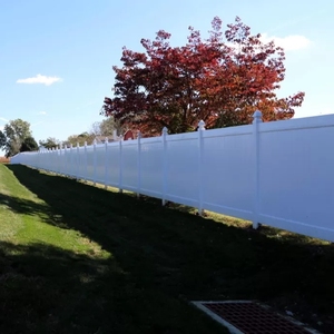Valla de privacidad completa de PVC blanco de vinilo de plástico de 6*8 pies/paneles de vinilo de 8 pies para exteriores y jardín, puertas de enrejado de cercado de vinilo - Product Image 4